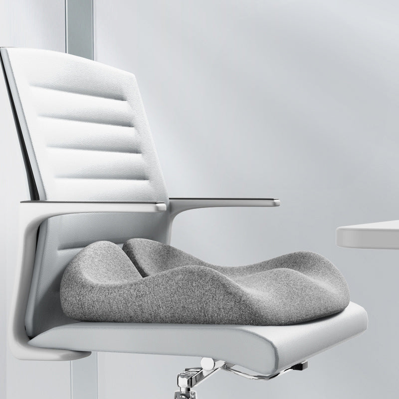 Memory Foam Coccyx Cushion. Alleviates tailbone/sciatica/back pain. Non - slip for office/car seats.