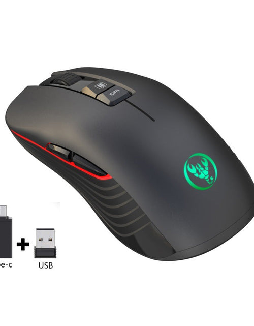 Load image into Gallery viewer, New Rechargeable Wireless Mouse 3600dpi Adjustable Colorful Luminous Gaming Mouse 7D Can Turn Off Lights

