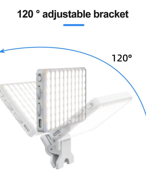 Load image into Gallery viewer, Portable Fill Light Dimmable Rechargeable Phone Light with Clip Super Bright Led Selfie Light Flicker-free for Makeup for Video
