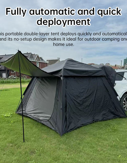 Load image into Gallery viewer, Outdoor Automatic Portable Tent – Fake Double-Layer, Quick Open &amp; No-Setup for Camping, Beach, Car Tail
