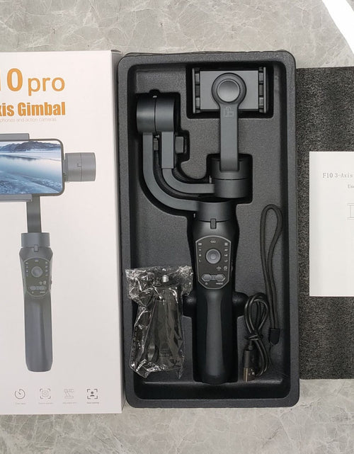 Load image into Gallery viewer, H4/F6/F8/F10 three-axis handheld mobile phone stabilizer video recording outdoor anti-shake shooting bracket
