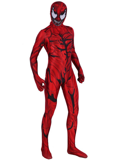 Load image into Gallery viewer, Unisex Adult Kids Carnage Cletus Kasady Super Villain Cosplay Costume Zentai Bodysuit Suit Jumpsuits Halloween
