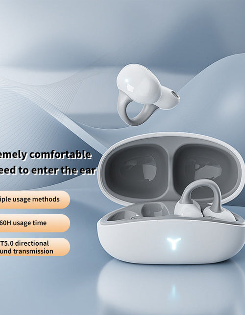 Load image into Gallery viewer, OWS Earclip Wireless Bluetooth Earphones with High Sound Quality, Long Range, Low Latency Noise Reduction, Gaming and Sports Earphones
