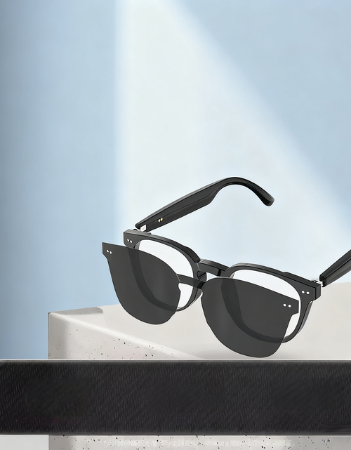 Load image into Gallery viewer, HY-C8 AI Intelligent Translation Wireless Bluetooth Glasses Earphones 75 Language Conference Simultaneous Interpretation
