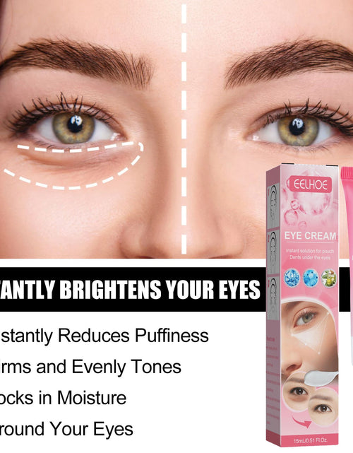 Load image into Gallery viewer, EELHOE Instant Eye Cream, Soft Elastic Eye Care For Wrinkles Eye Cream Refreshing, Hydrating And Brightening Eye Care
