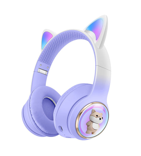 AKZ-51 Earphones Space Cabin Cute Cartoon Pet Bluetooth Headwear Large Battery Earphones Foldable Earphones