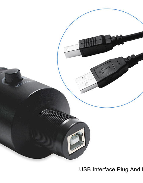 Load image into Gallery viewer, Professional USB Condenser Microphones For PC Computer Laptop Singing Gaming Streaming Recording Studio YouTube Video Microfon
