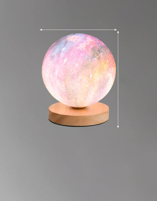 Load image into Gallery viewer, 3D Moon Lamp Moon Lamp Desk Charging Lamp Bedroom Bedside Lamp Creative Ins Gift Atmosphere Night Lamp

