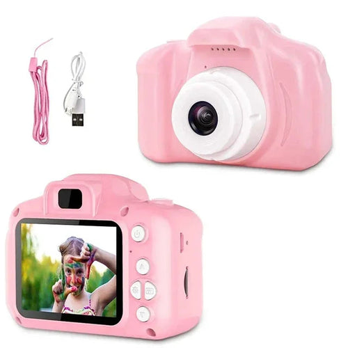 Load image into Gallery viewer, Mini Children Camera X2 Digital Vintage Camera Educational Toys Kids Projection Video Camera Outdoor Photography Toy Gifts

