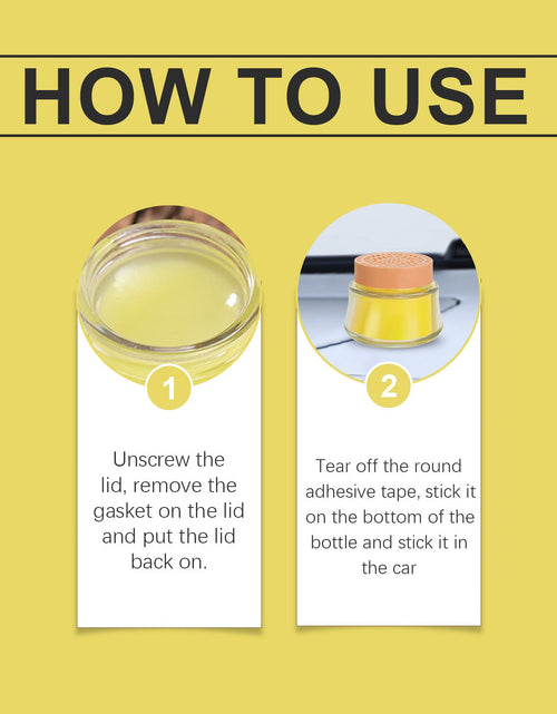 Load image into Gallery viewer, Lemon Fragrance Car Solid Balm, Car Air Fresh Light Fragrance Portable Car Balm
