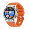 Silver shell (orange silicone)