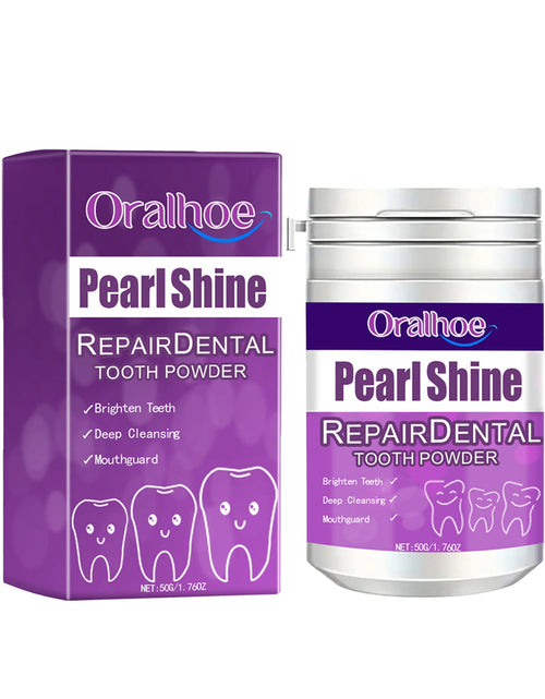 Load image into Gallery viewer, Oralhoe Repair Dental Tooth Powder, Whitening Tooth Powder Remove Yellow Mint Fresh Remove Residue To Clean Tooth Stains
