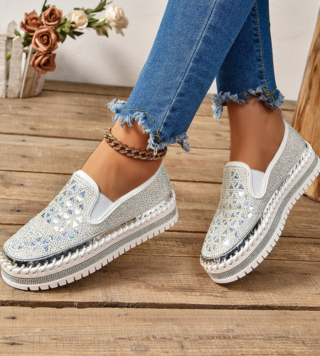 Women’s Four-Seasons Thick-Sole Casual Sneakers