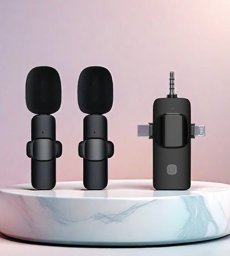Wireless lavalier microphone for live streaming recording, Little Bee speaker, computer camera for recording, microphone for live streaming, machine