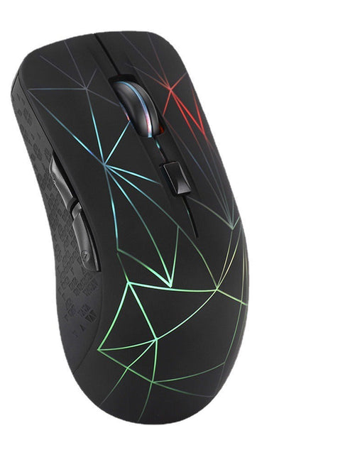 Load image into Gallery viewer, Dual mode wireless mouse silent office colorful illuminated charging Bluetooth mouse for laptops
