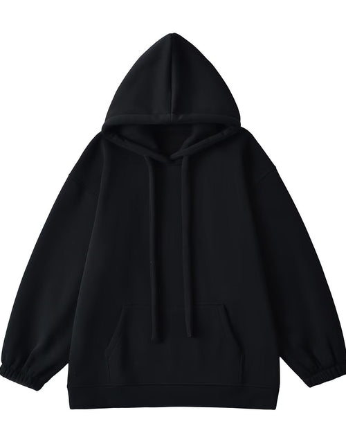 Load image into Gallery viewer, Loose drawstring hooded sweatshirt
