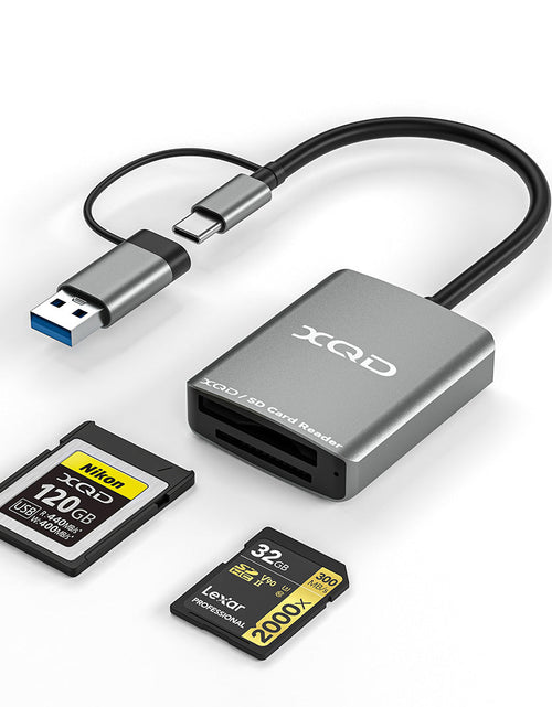 Load image into Gallery viewer, Type-C to XQD card USB 3.0 high-speed card reader compatible with M/G camera storage card reader
