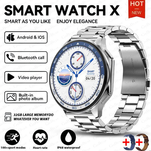 Load image into Gallery viewer, DT Watch X smartwatch with 4G large memory, local music and video playback, waterproof Bluetooth calling, smart phone
