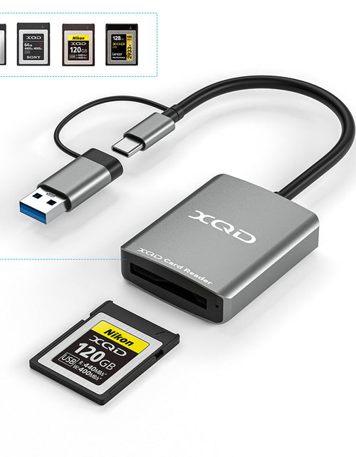 Load image into Gallery viewer, Type-C to XQD card USB 3.0 high-speed card reader compatible with M/G camera storage card reader
