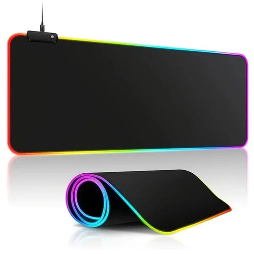 Load image into Gallery viewer, 1Pc Fashion Large Gaming Office Work Mouse Pad Light Modes Touch Control Extended Soft Computer Keyboard Mat NonSlip Rubber Base
