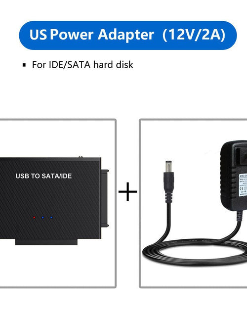 Load image into Gallery viewer, TYPE-C hard drive adapter USB3.1 to SATA IDE easy drive cable 2.5-inch 3.5-inch adapter cable
