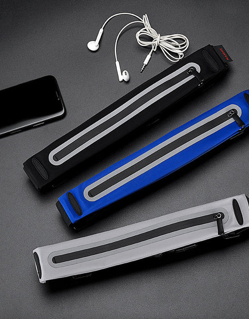 Load image into Gallery viewer, Sports running waist bag, women's mobile phone waist bag, men's marathon equipment, fitness ultra-thin invisible belt, multifunctional waterproof
