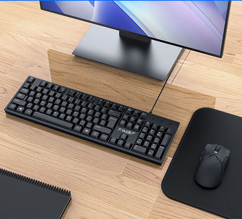 Load image into Gallery viewer, Lei Lang T15 wired USB keyboard laptop for office, home, and business use

