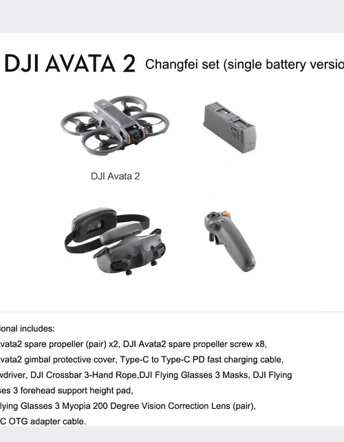Load image into Gallery viewer, DJI Avata 2 First Perspective Aerial Photography Drone Flight Glasses Sensory Control Immersive Flight
