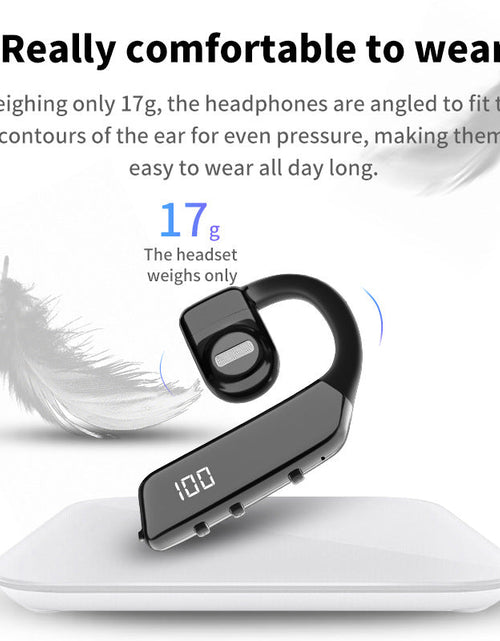 Load image into Gallery viewer, OWS air conduction hanging ear wireless Bluetooth earphones with low latency and long battery life ENC noise cancelling business earphones

