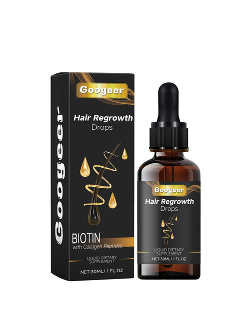 Load image into Gallery viewer, Googeer Hair Regrowth Drops, Repair Dry Hair Smooth Hair Solid Hair Thick Prevent Hair Loss
