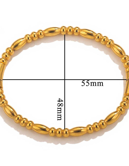 Load image into Gallery viewer, Fashion bamboo titanium steel bracelet female summer niche cold style ins stainless steel retro bamboo jewelry
