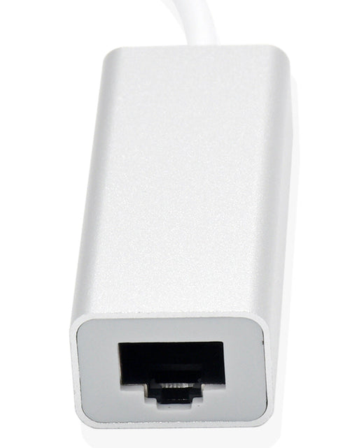 Load image into Gallery viewer, Aluminum alloy 2.0USB 100Mbps Ethernet card with no drive and cable Type-C to RJ45 Ethernet interface converter
