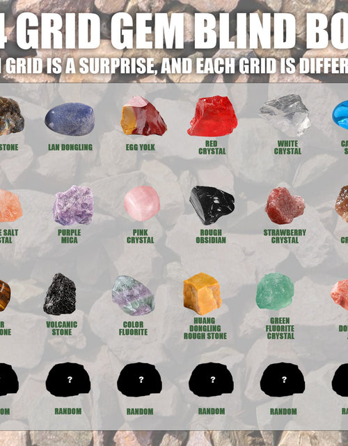 Load image into Gallery viewer, 24 Grid Ore Blind Box, Green Christmas Surprise Guess Small Gift Blind Box
