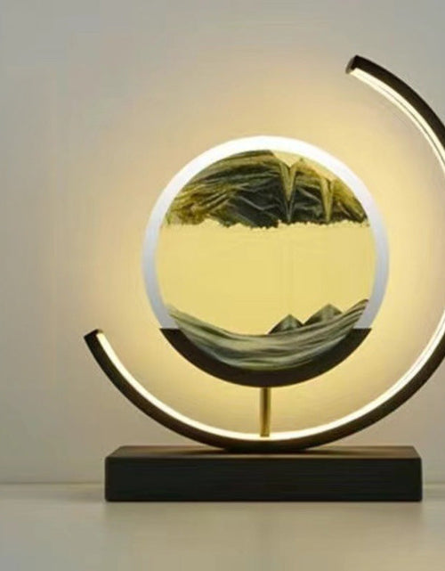 Load image into Gallery viewer, LED Flowing Sand Painting Lamp: Night Light for Home (Gift Option)
