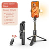 Q03S-Black 76CM (Aluminum Alloy Tube + Tri-color Fill Light)