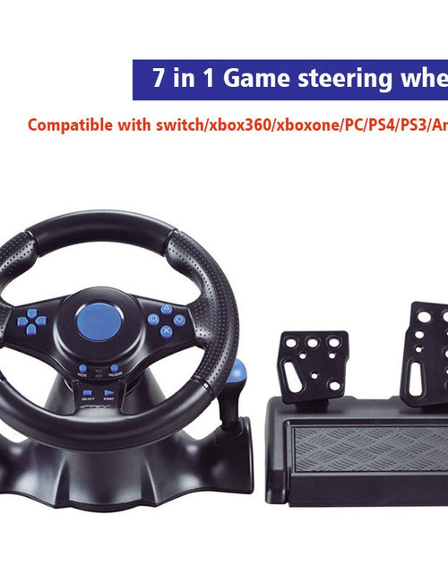 Load image into Gallery viewer, Suitable for Switch/Xbox One/360/PS4/PS2/PS3/PC racing games 7-in-1 steering wheel
