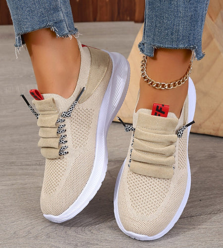 Women’s Non-Slip Round-Toe Casual Sneakers