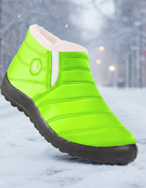 Load image into Gallery viewer, Women’s Warm Padded Lightweight Cotton Boots – Cozy Winter Non-Slip Outdoor Ankle Boots
