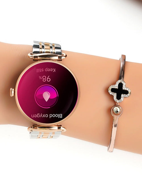 Load image into Gallery viewer, Women's smartwatch Bluetooth call heart rate blood oxygen sleep health monitoring sports watch
