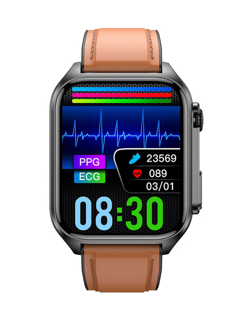 Load image into Gallery viewer, Non invasive blood sugar smart watch TK12ECG ECG blood pressure blood oxygen sleep monitoring call bracelet

