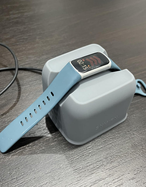 Load image into Gallery viewer, SNMIRN Magnetic Charger Dock Stand for Fitbit Charge 6/5/Luxe Light Blue
