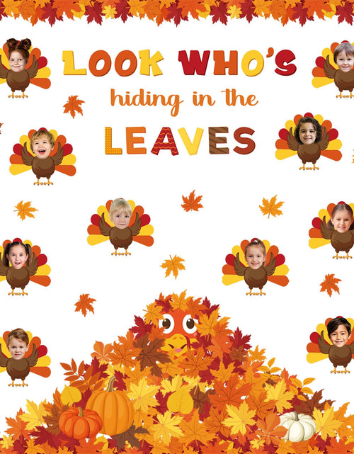 Load image into Gallery viewer, Containlol Fall Thanksgiving Bulletin Board Set Colorful Small 12.6x10.2in
