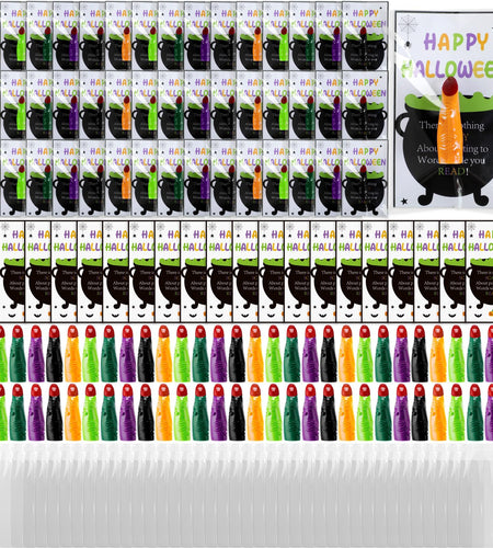 Vertintong Halloween Witch Finger Pointers 60 Pcs Fluorescent Color
