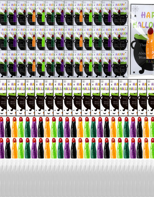 Load image into Gallery viewer, Vertintong Halloween Witch Finger Pointers 60 Pcs Fluorescent Color

