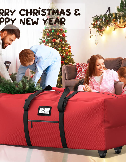 Load image into Gallery viewer, Mrrihand Christmas Tree Storage Bag Heavy-Duty 600D Oxford Red 7.5Ft
