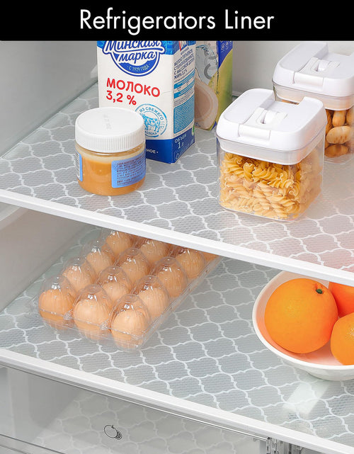 Load image into Gallery viewer, Cooyes Non Adhesive Kitchen Cabinet Shelf Liners Gray Ash Waterproof EVA
