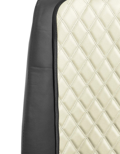 Load image into Gallery viewer, FH Group Car Seat Cushion Faux Leather Airbag Compatible Universal Beige
