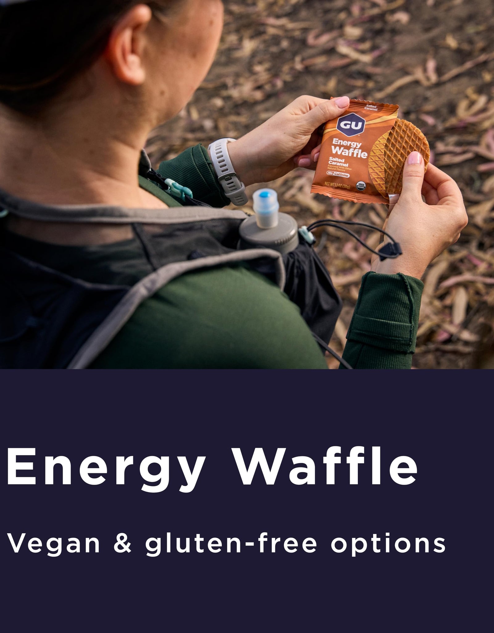 BestBy01/26 GU Energy Stroopwafel Caramel Coffee Sports Nutrition Waffle 16ct