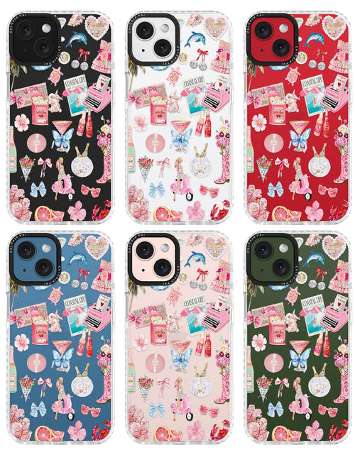 Load image into Gallery viewer, ChiCaseVer iPhone 13 Case Coastal Romance Pink TPU Slim Military-Grade
