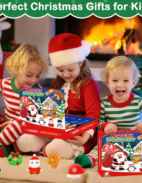 Load image into Gallery viewer, Govetom 2025 Christmas Advent Calendar 24 Days Multi-color Mochi Squishy Toys
